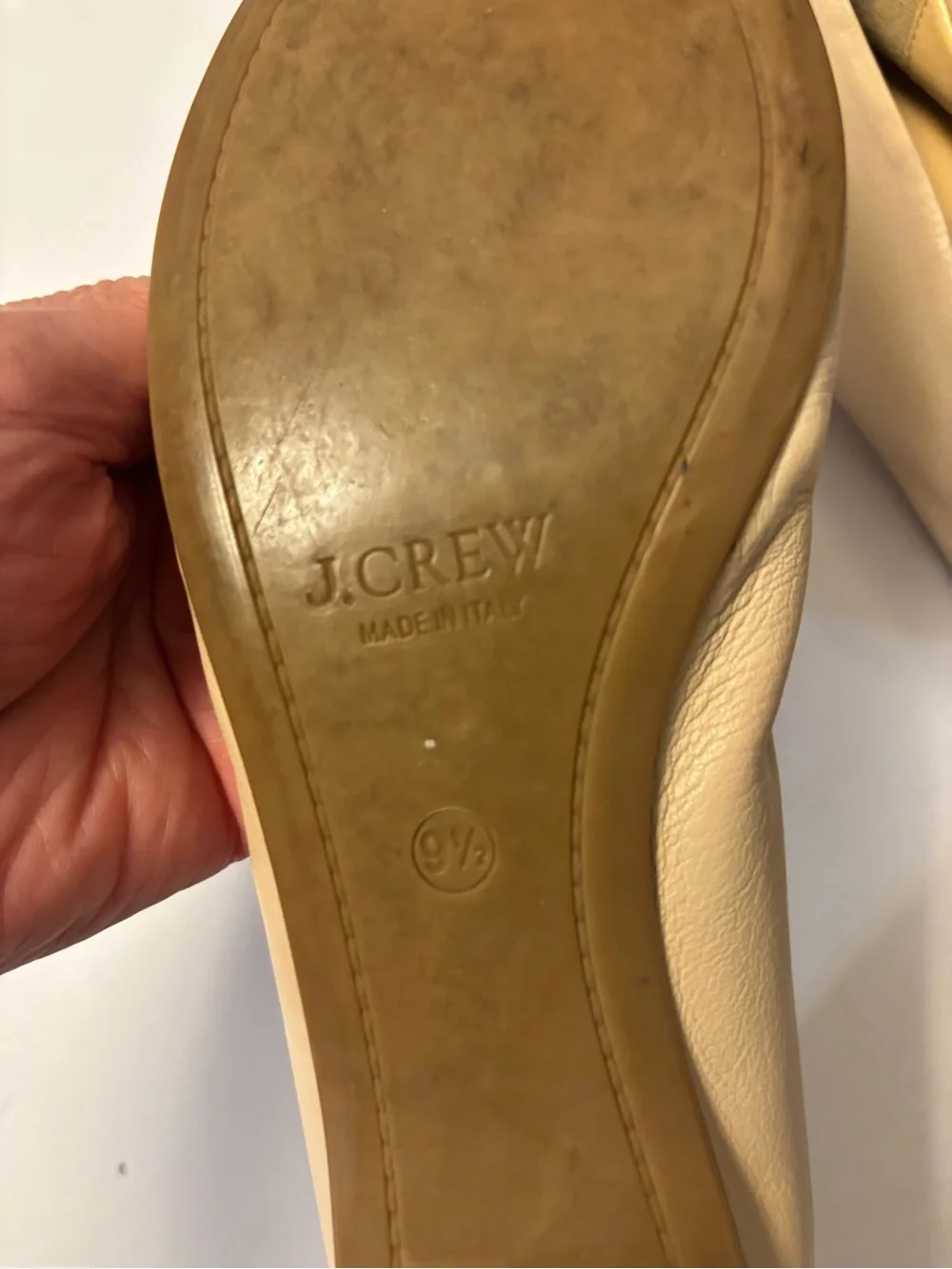 J.Crew beige flats